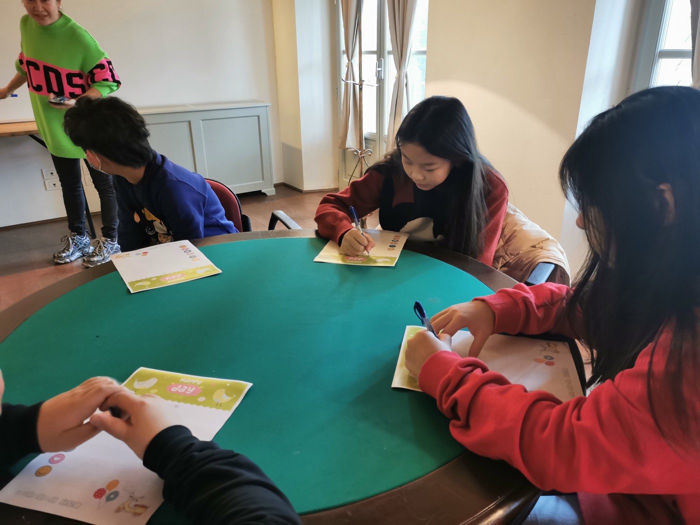 迪途教育学员课堂书写任务